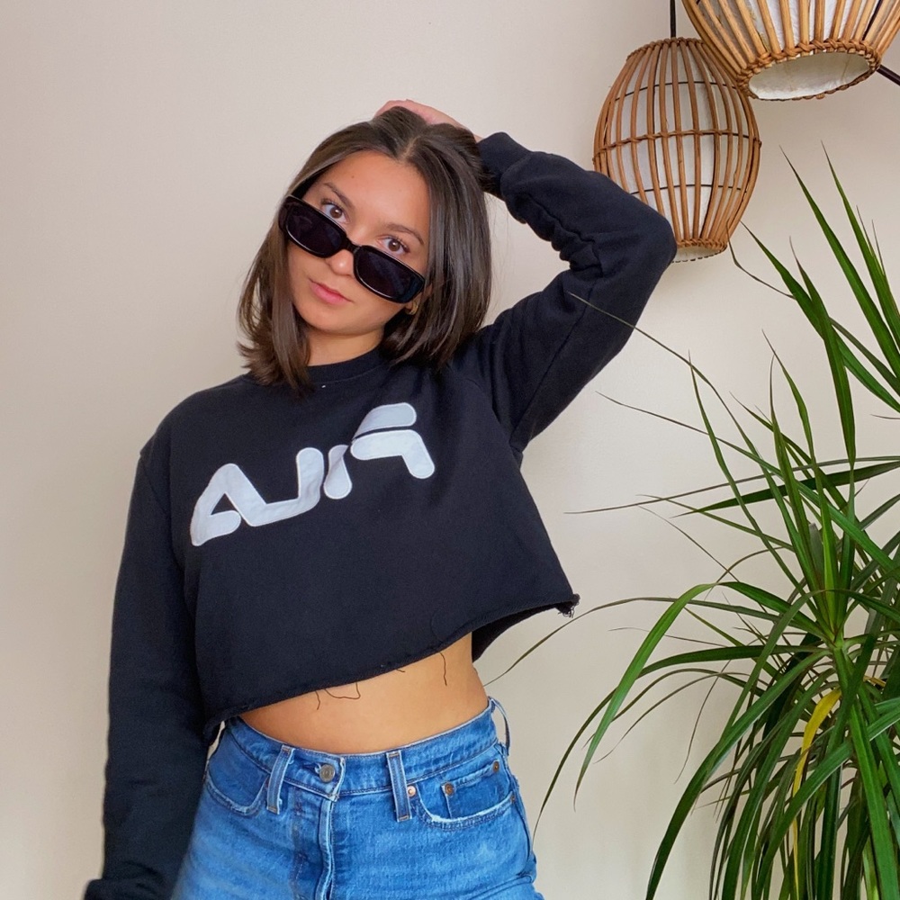Cropped FILA sweatshirt